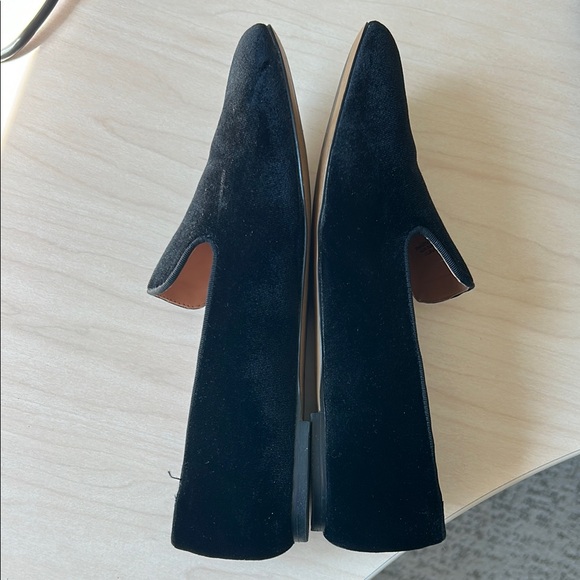 J. Crew Black Suede Loafers Timeless Flats - Picture 3 of 4